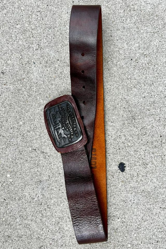 Vintage Levi’s’s Leather Belt Selected by Nomad Vintage #1