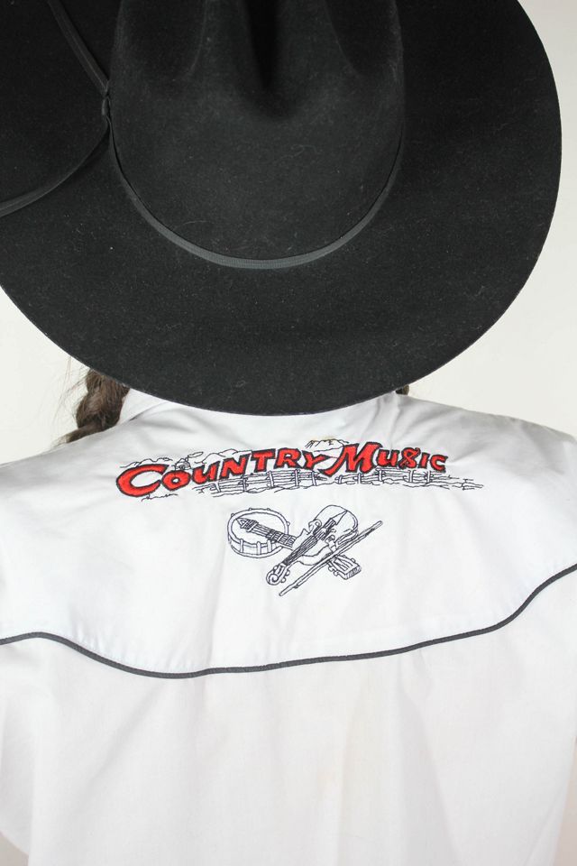 Vintage Country Music Western Pearl Snap Shirt Selected By Moons + Junes Vintage #3