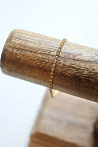 Vintage Rhinestone Diamond Dainty Bracelet Selected By Moons + Junes Vintage