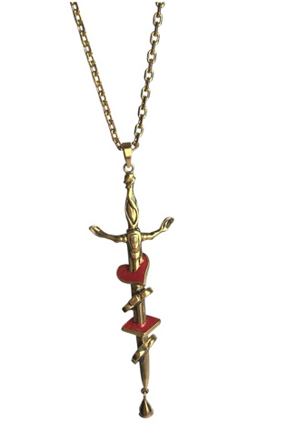 Женские колье Ankh By Racquel Vintage Tom Binns for Disney Sword Selected By Ankh By Racquel, цвет: Золотой — фото 3