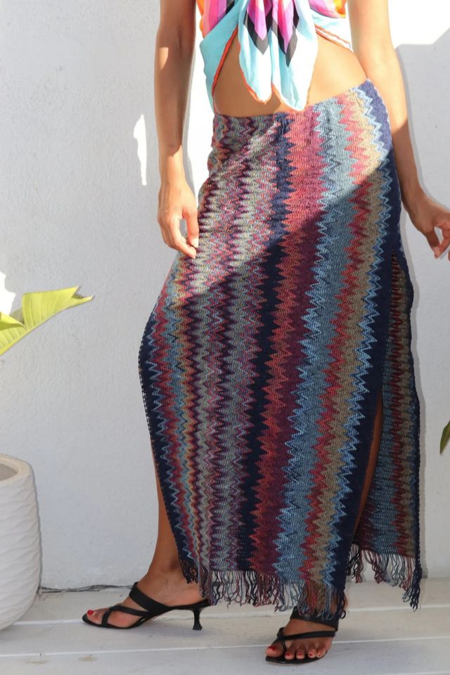 Reworked Missoni Skirt in Crimson Canyon Selected by Madly Vintage #1