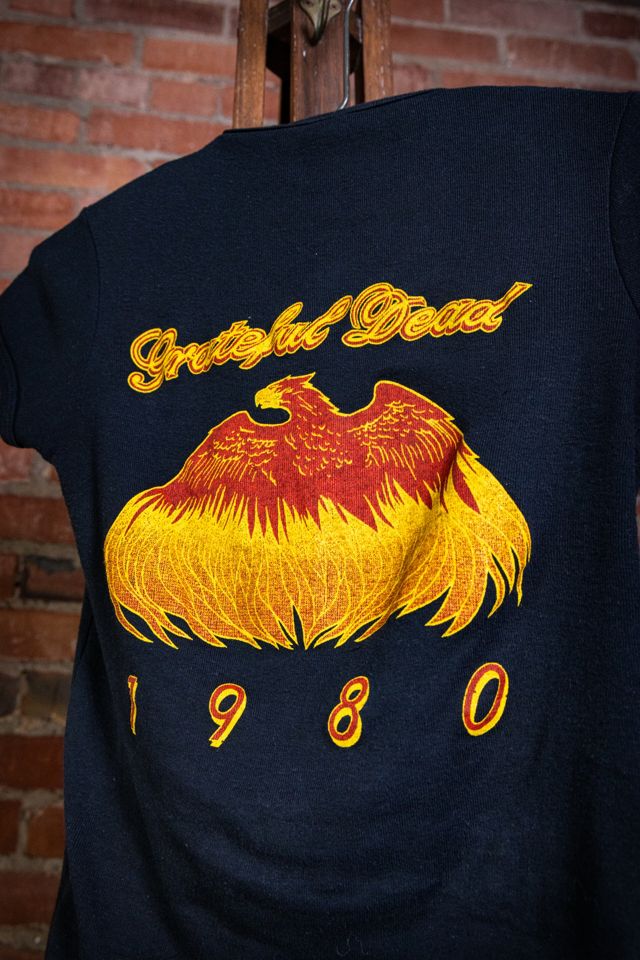 Vintage 1980 Grateful Dead On The Road Again Concert T Shirt Selected by Black Shag Vintage #3