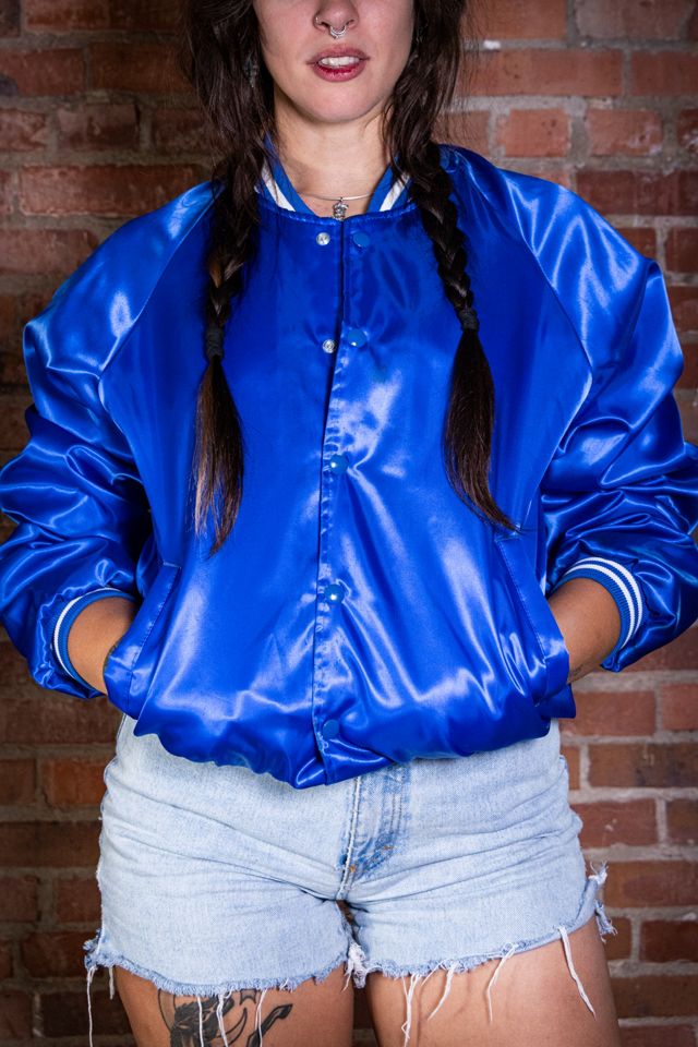 Vintage 80s Nashville Palace Satin Bomber Jacket Selected by Black Shag Vintage #1