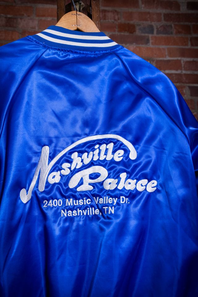 Vintage 80s Nashville Palace Satin Bomber Jacket Selected by Black Shag Vintage #2