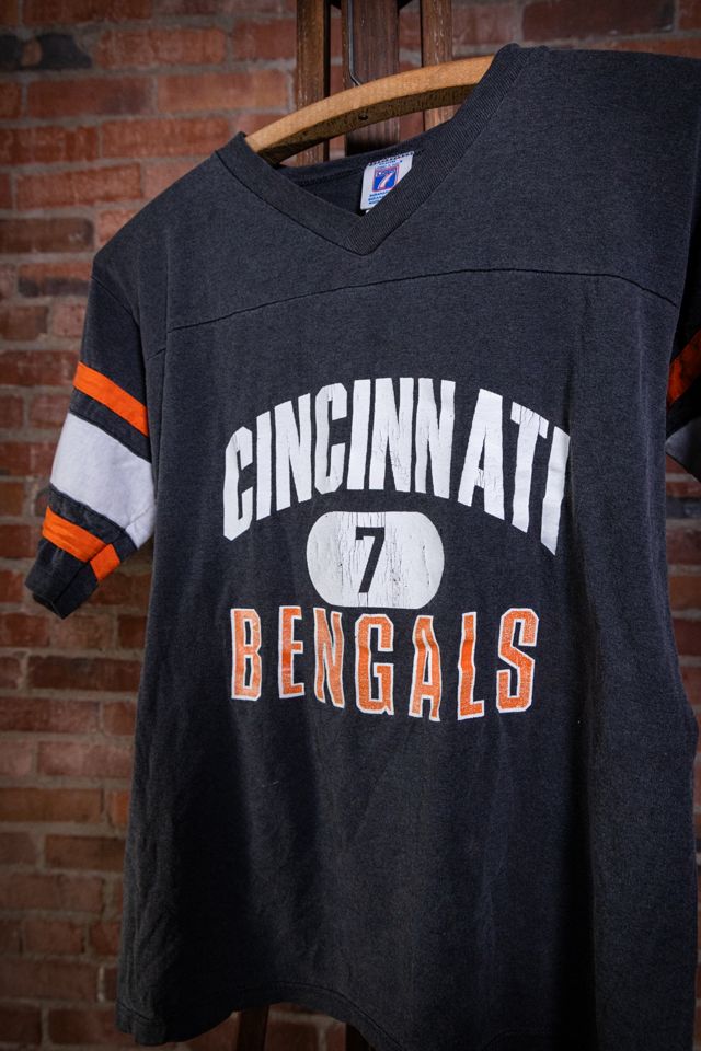 Vintage 90s Cincinnati Bengals Jersey T Shirt Selected by Black Shag Vintage #1