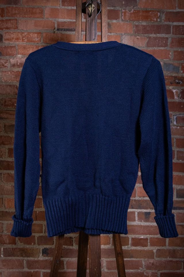 Vintage 70s Blue "R" Varsity Cheer Sweater Selected by Black Shag Vintage #2