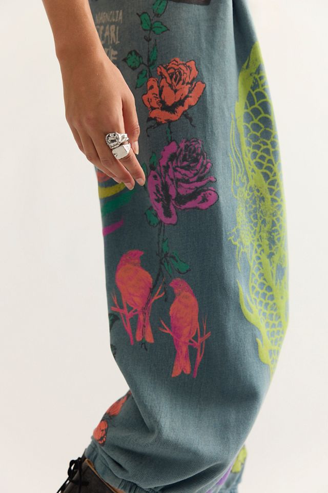 Magnolia Pearl Puff Puff Rainbow Cali Sweatshorts #3
