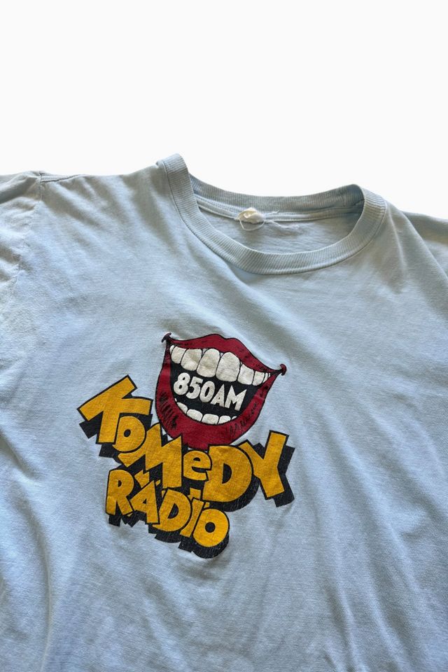Vintage 1970s Comedy Radio Smiley T Shirt Selected By Vintage Warrior #1