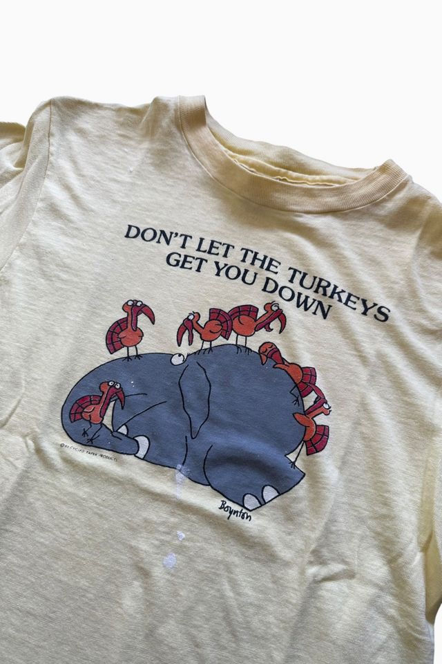 Vintage 1980s Fun Elephant Graphic T Shirt Selected By Vintage Warrior #1