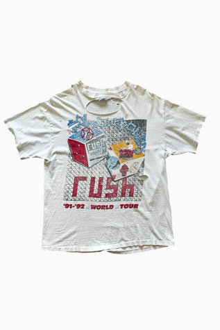 Vintage 1990s Rush Tee Shirt Selected By Vintage Warrior