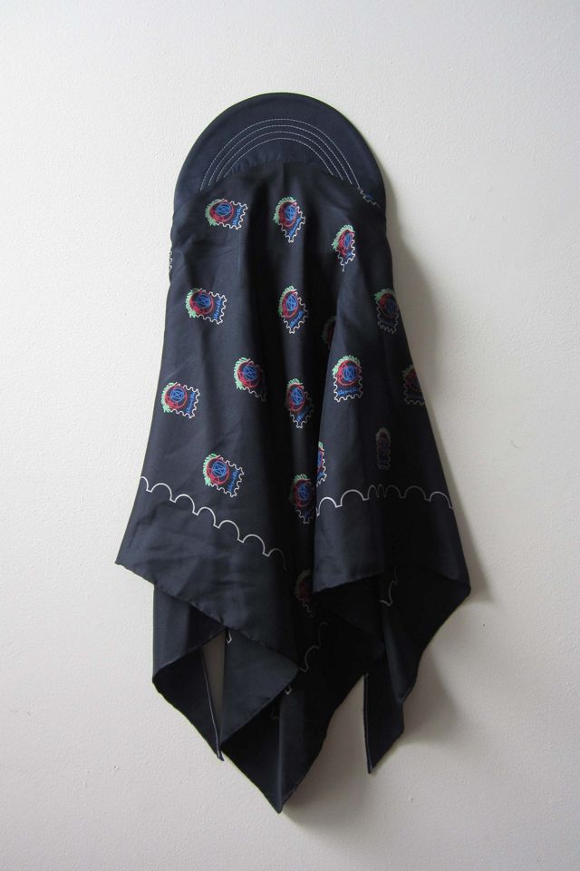 Highdive THE EDIE Scarf Hat in Retro Postage Print #1