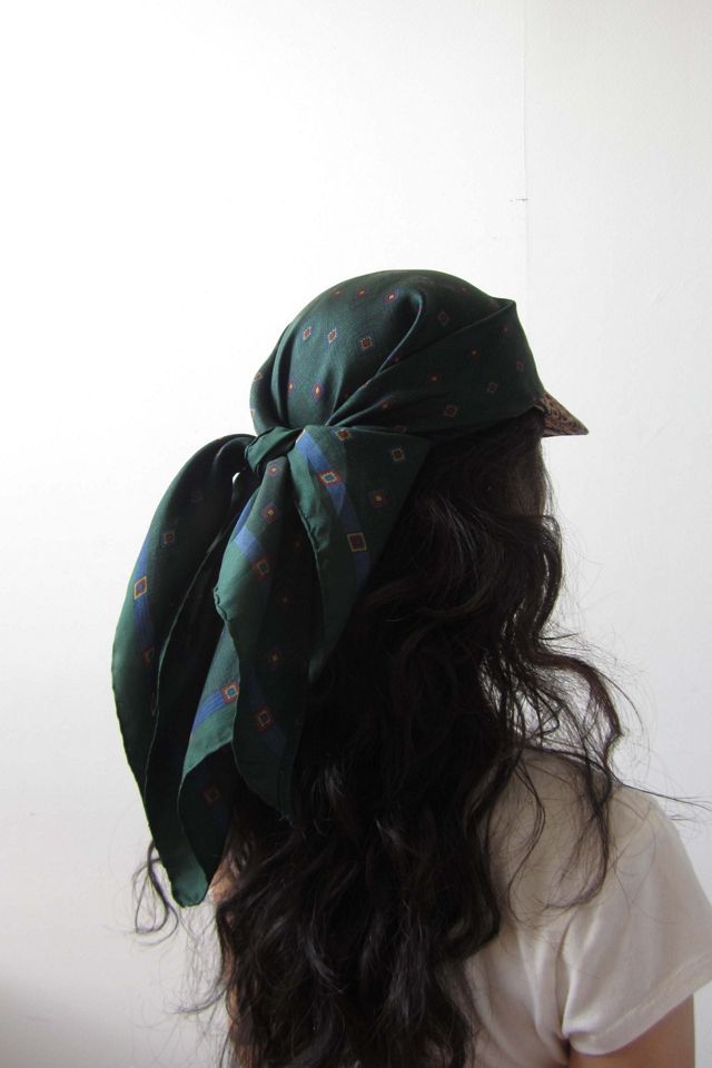 Highdive one-of-a-kind THE EDIE Scarf Hat in Classic Scarf Print #1