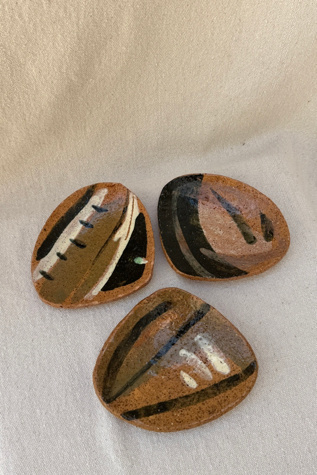 Vintage Abstract Handmade Ceramic Catch All Set Selected by Bohhaus