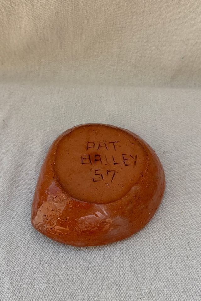 Vintage Abstract Pottery Catchall Dish Selected By Bohhaus #2