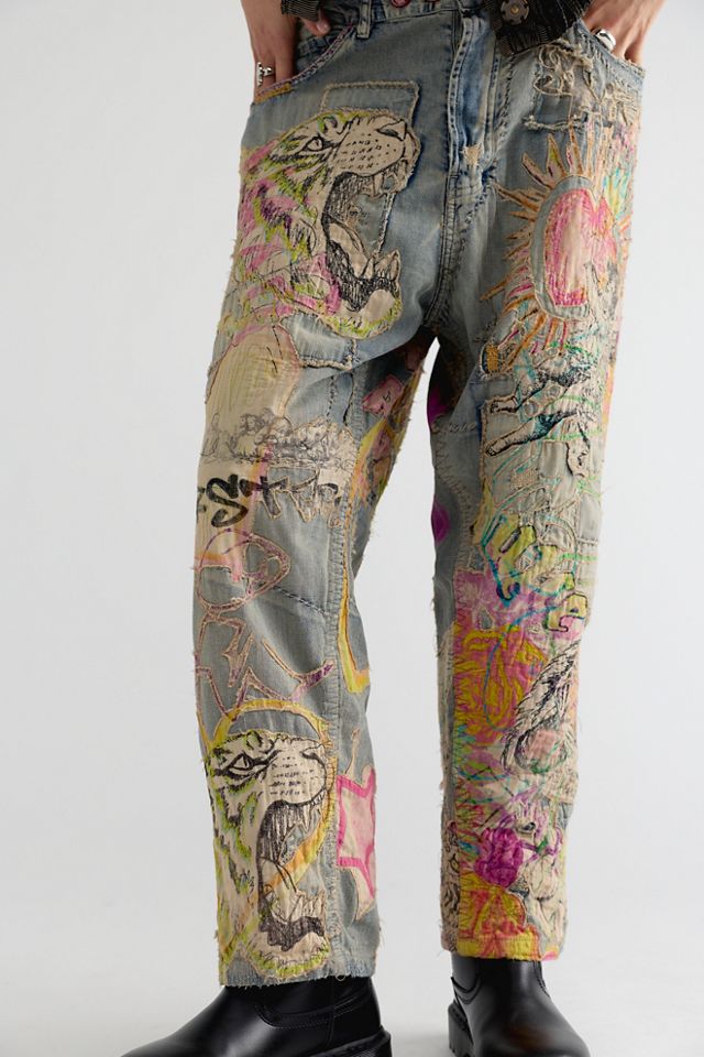 Magnolia Pearl Beyond Rainbows Miner Jeans #3