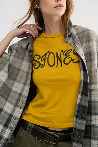 Daydreamer Rolling Stones Set List Vintage Tee by Free People