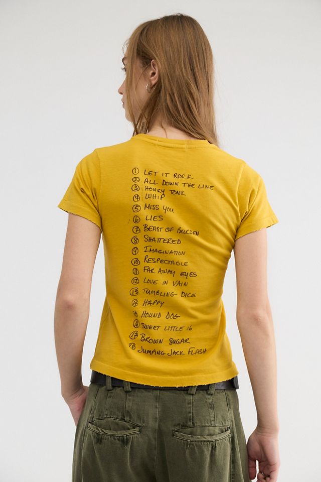 Daydreamer Rolling Stones Set List Vintage Tee #1
