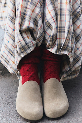 Cable Knit Socks
