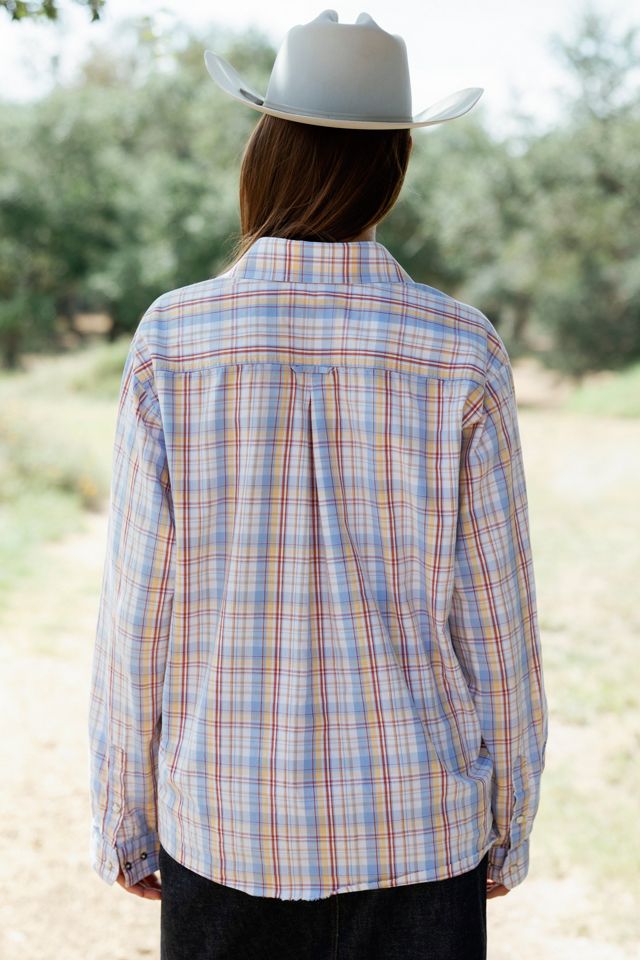 1990s Plaid Pearl Snap by Lauren Owen of Texas #3