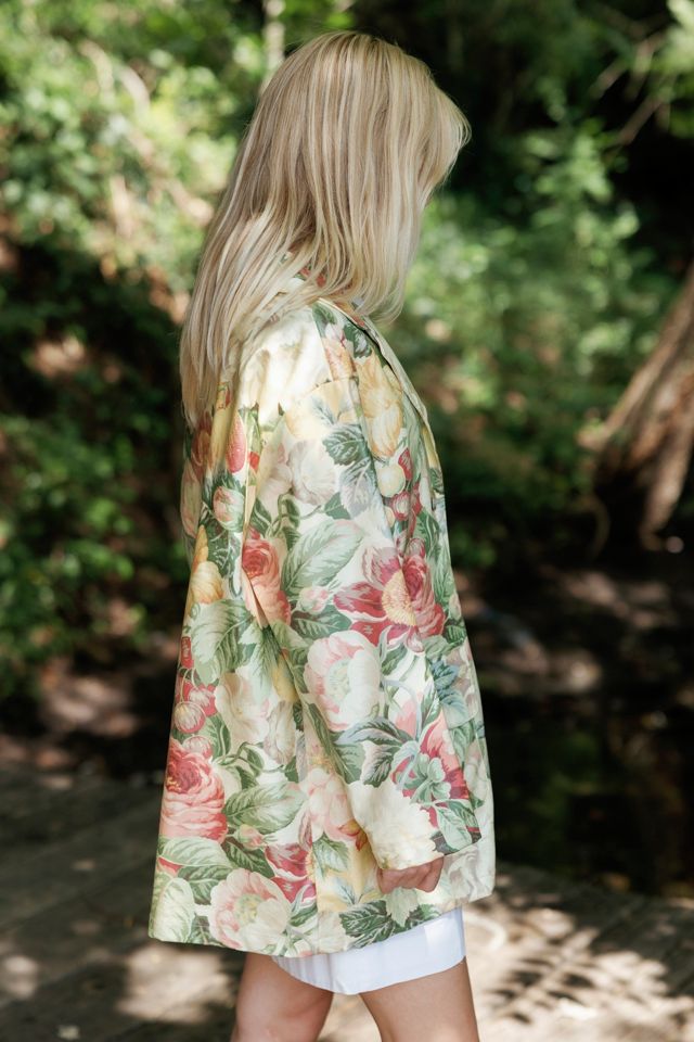 1990s Nordic House Designs Floral Raincoat by Lauren Owen of Texas #1