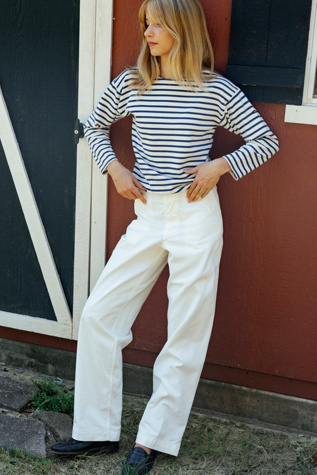 1980s Saint James Japan Striped Top by Lauren Owen of Texas