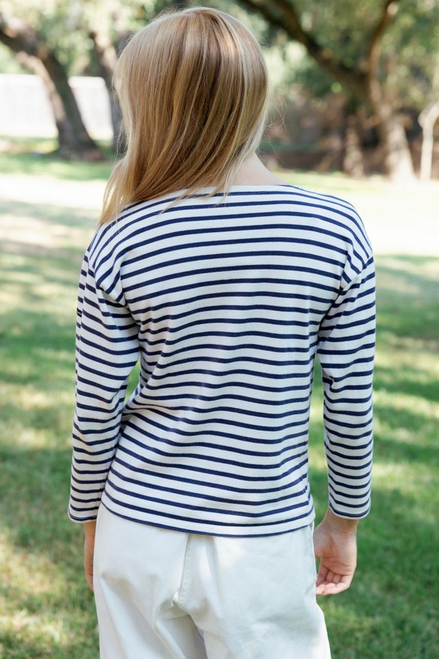 1980s Saint James Japan Striped Top by Lauren Owen of Texas #2