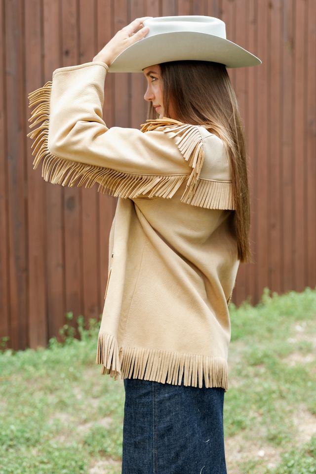 1950s Fringe Buckskin Jacket by Lauren Owen of Texas #4