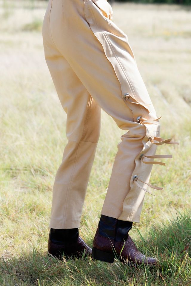 1980s Ralph Lauren Country Lambskin Pants by Lauren Owen of Texas #2