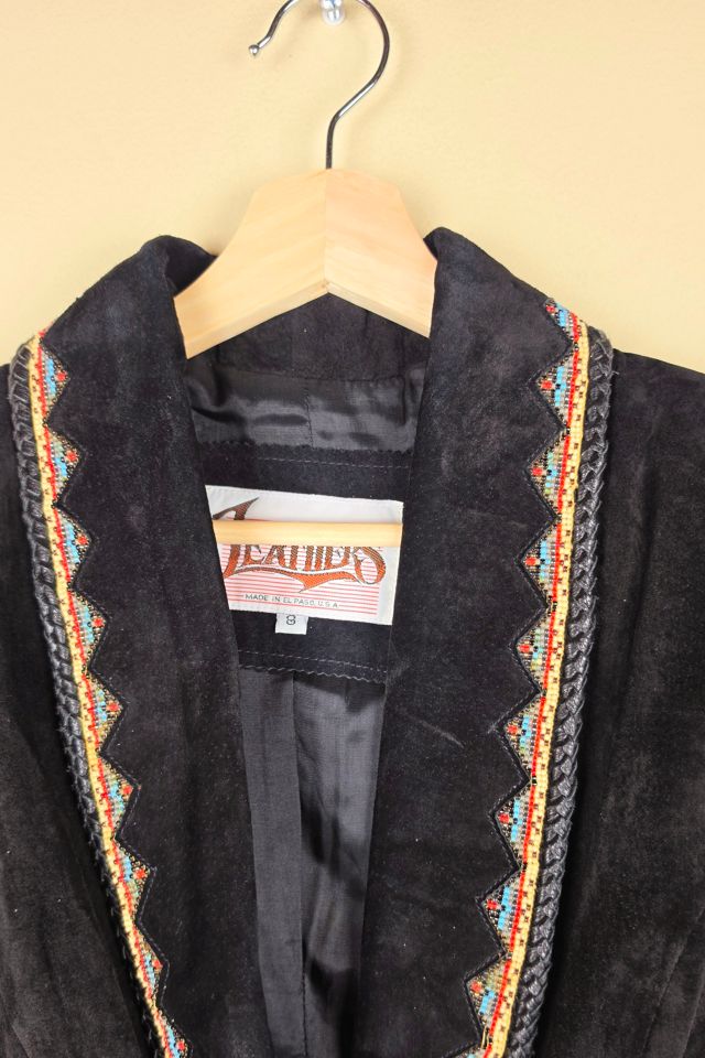 80s Vintage Cropped Leather Jacket Selected By Igala Vintage #2