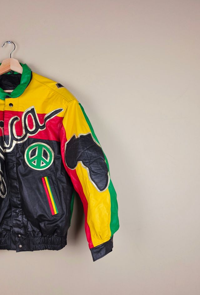 80s Vintage Maziar Africa Motherland Leather Jacket Selected By Igala Vintage #1