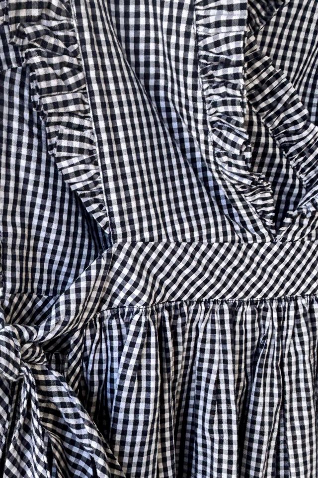 Sandy Liang Black and White Gingham Dress Selected by The Curatorial Dept. #2