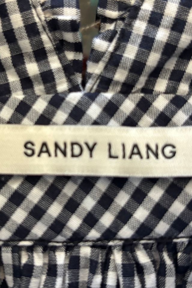 Sandy Liang Black and White Gingham Dress Selected by The Curatorial Dept. #3