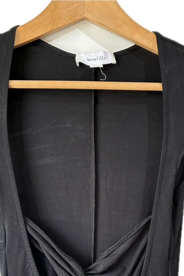 Beaufille Black Scoop Front Dress Selected by The Curatorial Dept. #2