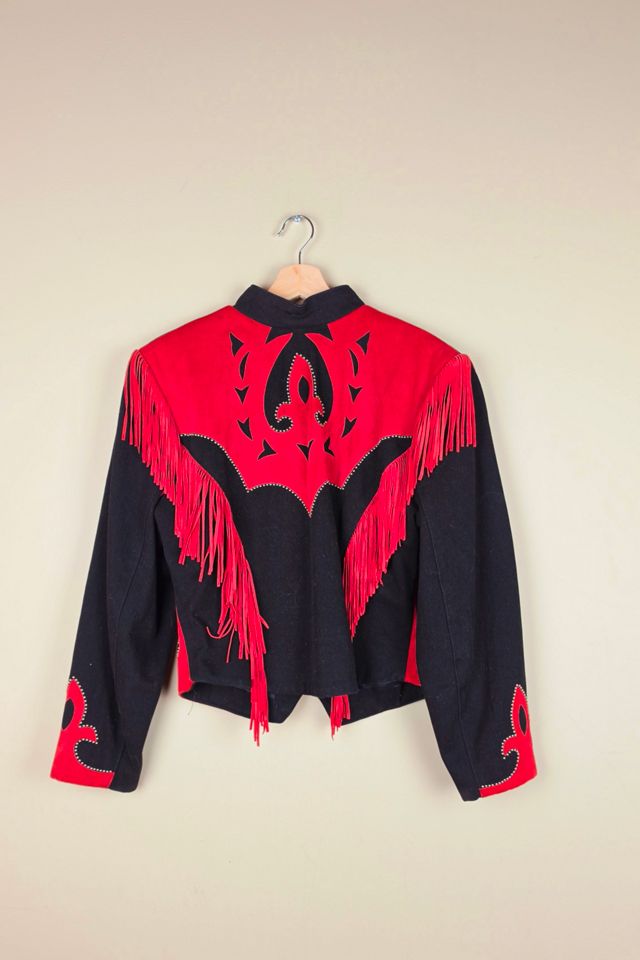 80s Vintage Cropped Western Suede Leather Jacket Selected By Igala Vintage #3
