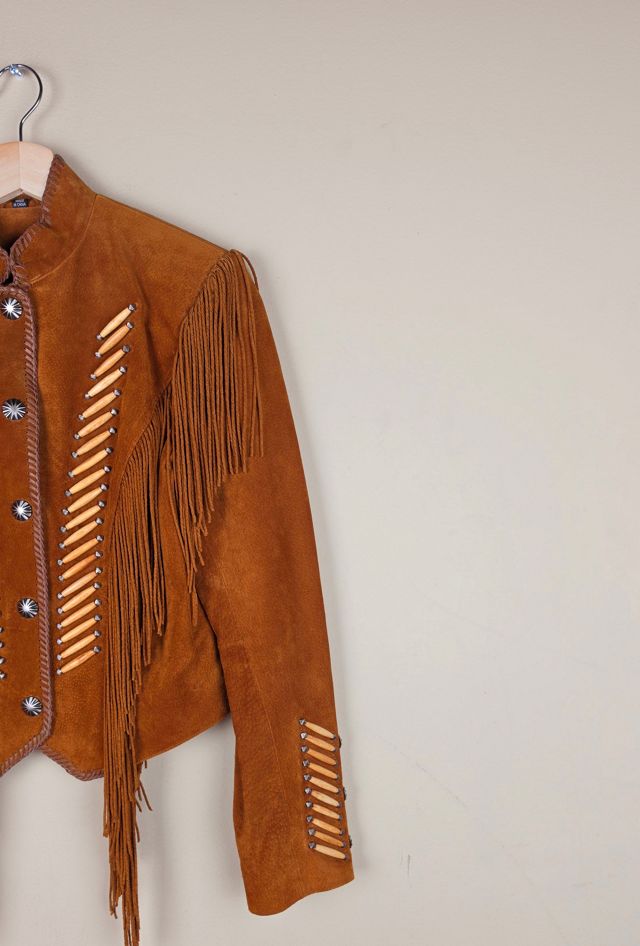 80s Vintage Cripple Creek Suede Leather Cropped Jacket Selected By Igala Vintage #1