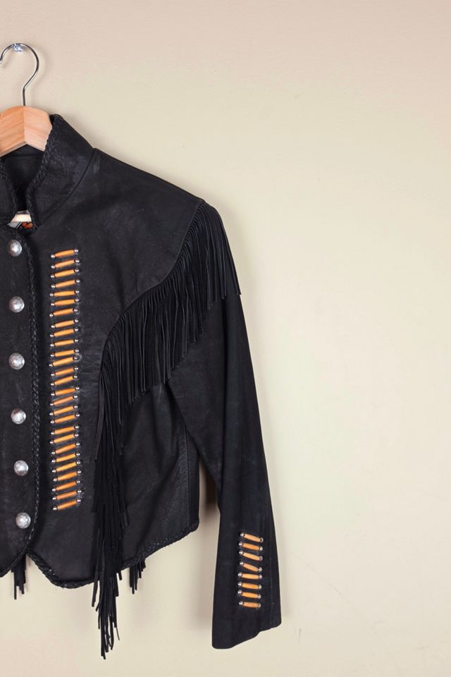 80s Vintage Tatanka Cropped Leather Jacket Selected By Igala Vintage #1