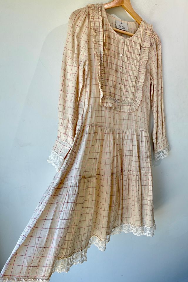 Kopal Grid Ruffle Dress with Under Slip Selected by The Curatorial Dept. #1