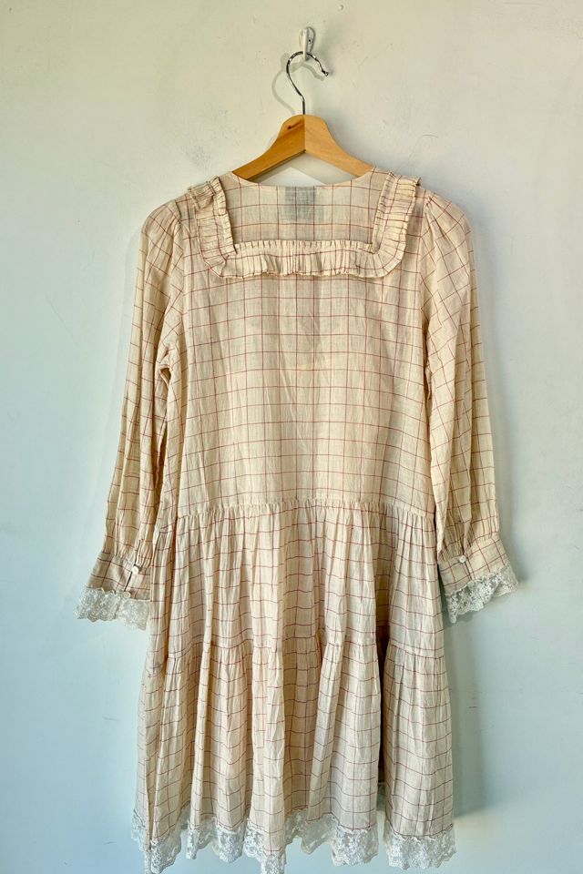Kopal Grid Ruffle Dress with Under Slip Selected by The Curatorial Dept. #2