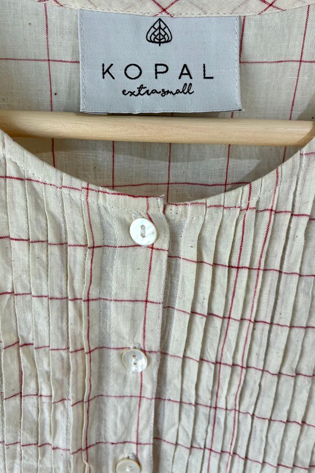 Kopal Grid Ruffle Dress with Under Slip Selected by The Curatorial Dept. #3
