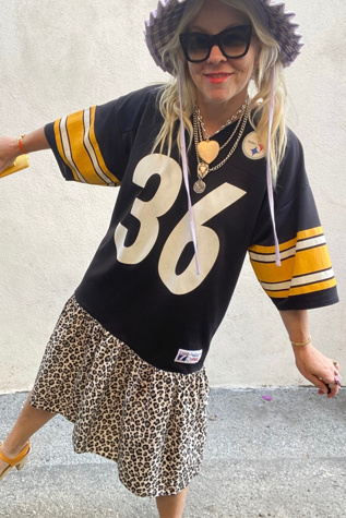 Batsheva Pittsburgh Steelers Bettis Jersey Dress Selected by The Curatorial Dept.