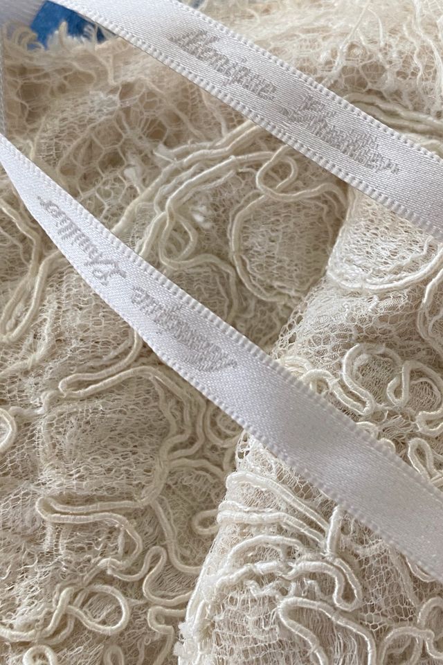 Monique Lhuillier Ivory Lace Mini Wedding Dress Selected by The Curatorial Dept. #3