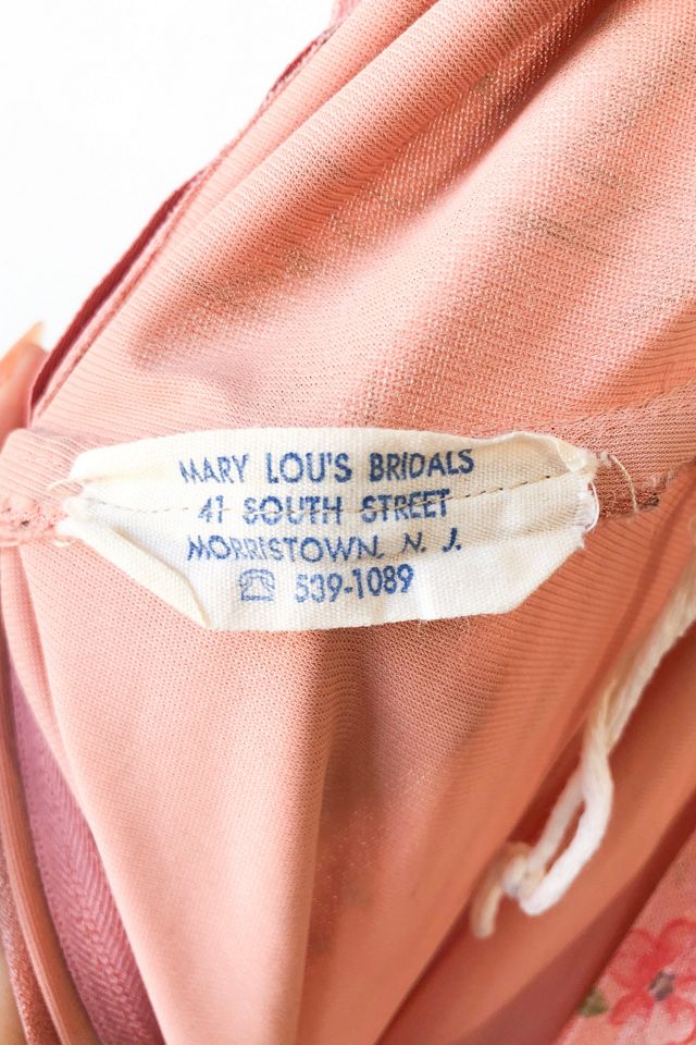 Vintage Mary Lou's Bridal Pleated Halter Dress Selected by The Curatorial Dept. #2