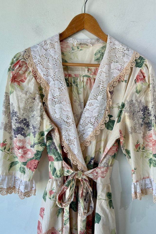 Komar Pink Floral Wrap Dress Selected by The Curatorial Dept. #1