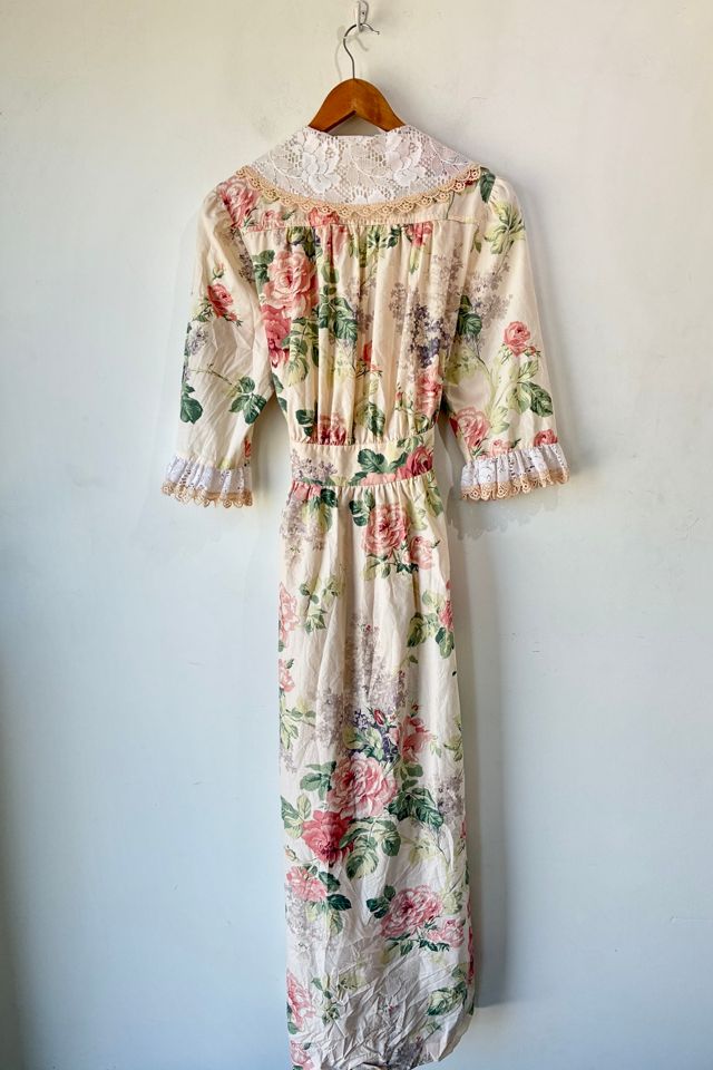 Komar Pink Floral Wrap Dress Selected by The Curatorial Dept. #2