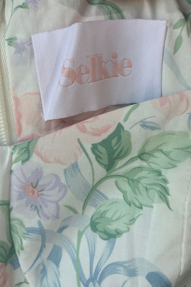 Selkie Blue and Pink Floral Mini Dress Selected by The Curatorial Dept. #3