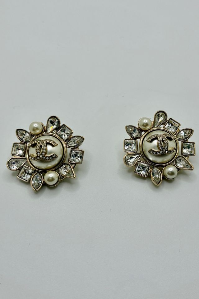 CHANEL Jeweled Starburst Earrings Selected by the Curatorial Dept. #3
