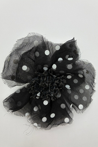 CHANEL Polka Dot Camellia Brooch Selected by The Curatorial Dept.