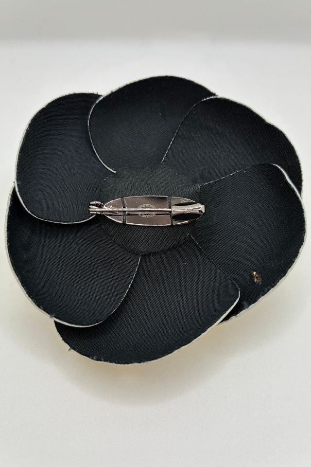 CHANEL Gold Leather Camellia Brooch Selected by The Curatorial Dept. #2