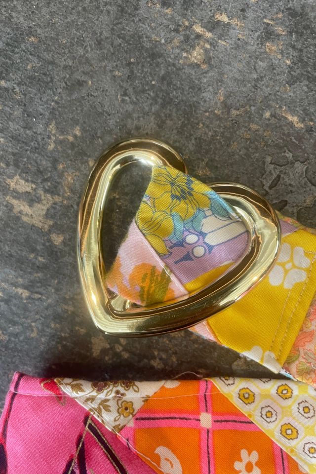 Colorful Heart Buckle Patchwork Quilt Belt Selected by The Curatorial Dept. #1
