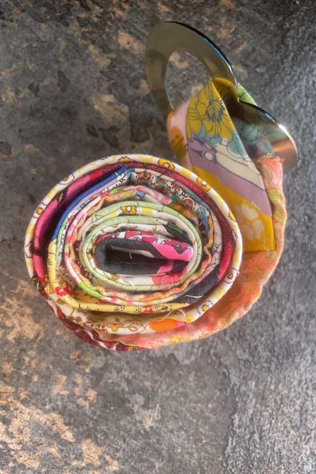 Colorful Heart Buckle Patchwork Quilt Belt Selected by The Curatorial Dept. #3